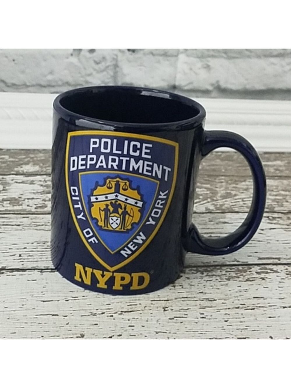 Blue NYPD Coffee Mug Cup
